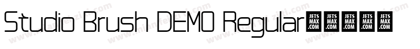 Studio Brush DEMO Regular字体转换